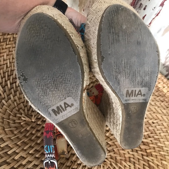 MIA Rita wedge sandals, size 7.5 - Picture 2 of 6